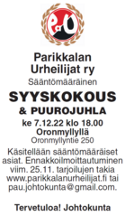 kokouskutsu 17.11.2022 PaRaS lehti